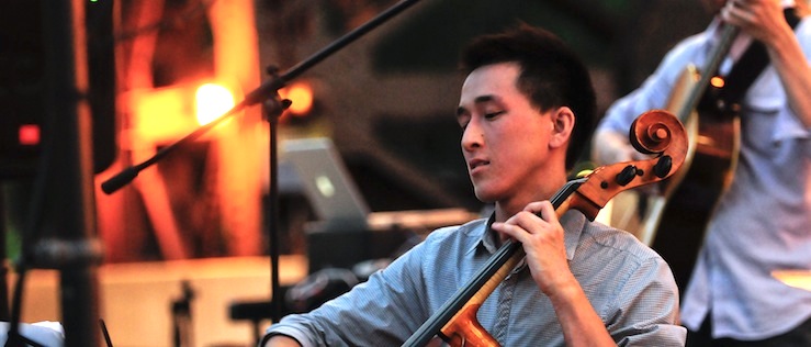 Playing Cello in Gantry State Park